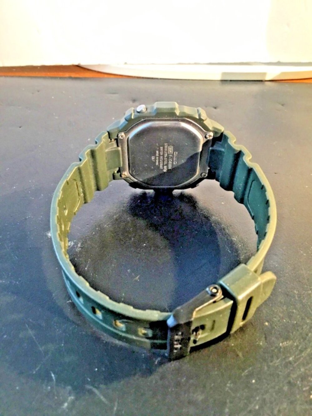 Casio F‑108WH Digital Watch Green – Clear Crystal – Tested & Working – Preowned - Picture 5 of 6